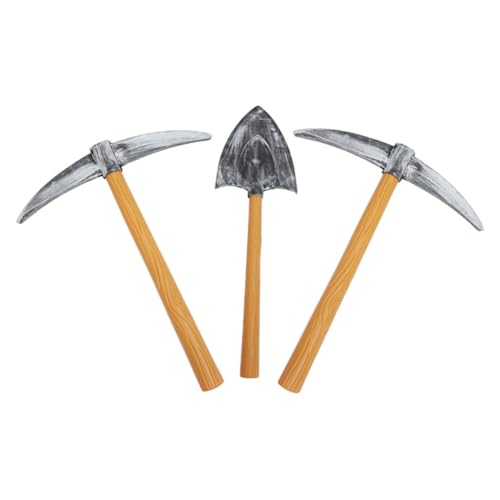 CONGARTENO Schaumstoff Spitzhacke und Schaufel Teilig für Zwerg Cosplay Bühnenrequisiten Halloween Party Zubehör Robust und Leicht Transportierbar CONGARTENO Schaumstoff Spitzhacke und Schaufel Teilig für Zwerg Cosplay Bühnenrequisiten Halloween Party Zubehör Robust und Leicht Transportierbar von CONGARTENO