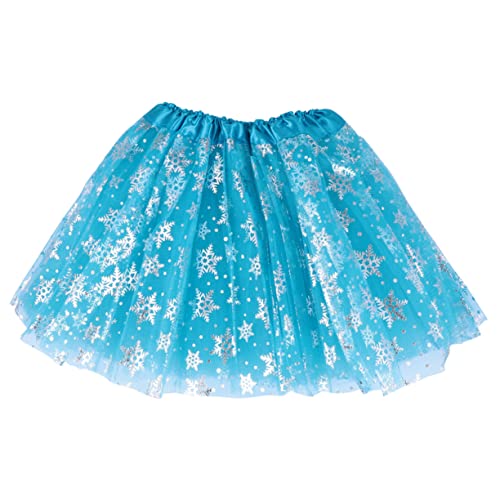 CONGARTENO Schneeflocken-tutu Kurzer Rock Für Jungen Und Mädchen Feenkostüm Tüll-tutu-rock Für Mädchen von CONGARTENO