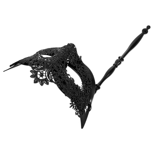 CONGARTENO Stab Spitze Handgehaltene Damen Maske für Karneval Kostümparty mit Privatsphärenschutz und Einzigartigem Spitzen Design für Maskerade Bälle und Halloween CONGARTENO Stab Spitze Handgehaltene Damen Maske für Karneval Kostümparty mit Privatsphärenschutz und Einzigartigem Spitzen Design für Maskerade Bälle und Halloween von CONGARTENO