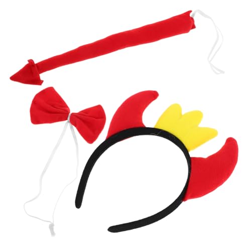 CONGARTENO Teufelshörner Haarreif Set mit Robusten Hörnern und Langlebiges Kopfstück für Halloween Karneval und Cosplay Maskerade Vielseitiges Kostüm Accessoire für Damen und Herren von CONGARTENO