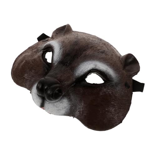 CONGARTENO Tier Eichhörnchen Maske Halbgesicht Pu-schaum Animal Cosplay Halloween Fasching Kostüm Party Zubehör für Männer Frauen CONGARTENO Tier Eichhörnchen Maske Halbgesicht Pu-schaum Animal Cosplay Halloween Fasching Kostüm Party Zubehör für Männer Frauen von CONGARTENO