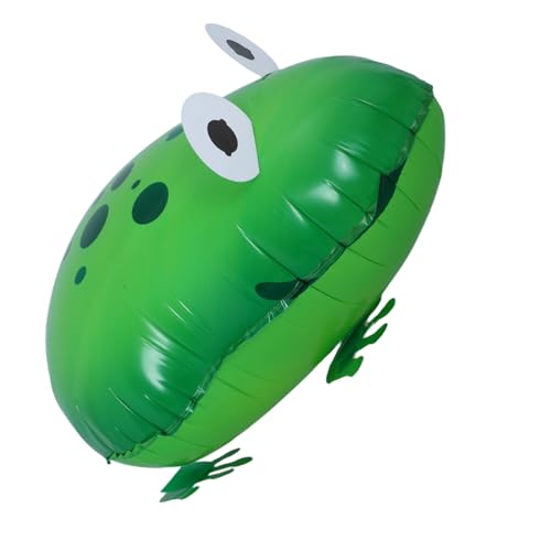CONGARTENO Tierischer Selbststehender Ballon Tier Themenparty Ballon Frosch Themenparty Dekorationen Laufende Froschballons Aufblasbare Tierballons Tierballon Dekorationen Froschballon Party von CONGARTENO