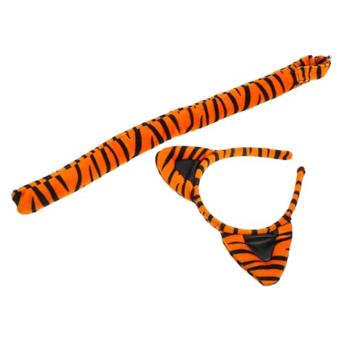 CONGARTENO Tiger Ohren Stirnband und Bequemes Langlebiges Cosplay Zubehör für Halloween Tierparty Karneval und Bühnenauftritte Kreatives Foto Requisit für Frauen CONGARTENO Tiger Ohren Stirnband und Bequemes Langlebiges Cosplay Zubehör für Halloween Tierparty Karneval und Bühnenauftritte Kreatives Foto Requisit für Frauen von CONGARTENO