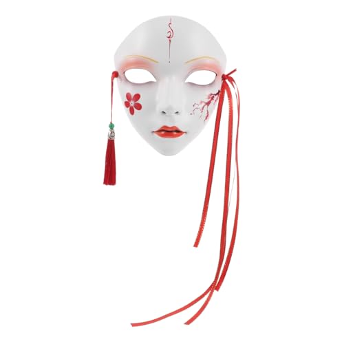 CONGARTENO Traditionelle Chinesische Party Maske für Erwachsene Handbemalte Vollmaske Einzigartiges Cosplay Accessoire für Festivals Pranks von CONGARTENO