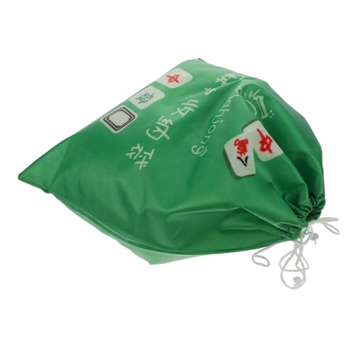CONGARTENO Tragbare Mahjong Aufbewahrungstasche aus Leichtem mit Kordelzug Robuster Organizer für Mahjong Steine Praktisch für Reisen und Spielabende Vielseitig Einsetzbar für Kartenspiele von CONGARTENO