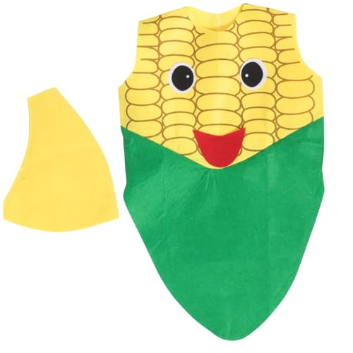 CONGARTENO Vegetable Kostüm Gemüse Verkleidung für Kleinkinder Bequemes Bühnenkostüm für Karneval Halloween Themenparty Vielseitiges Kinderkostüm mit Gemüse motiv Einfache Handhabung von CONGARTENO