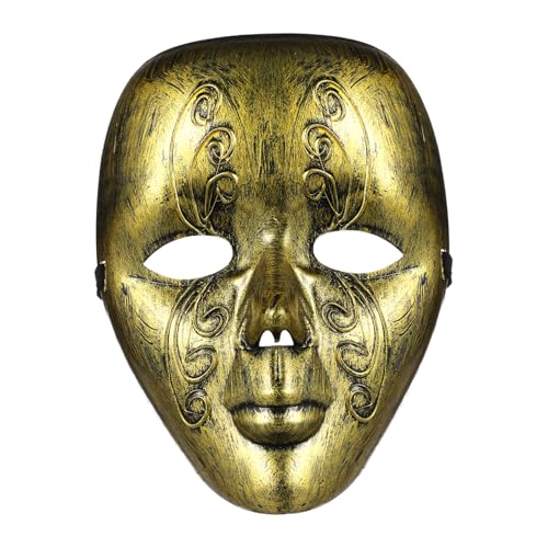 CONGARTENO Vintage Full Face Mask für Karneval und Halloween Gestaltete Maske für Kostümbälle und Leicht Robustem für Angenehmen Sitz von CONGARTENO