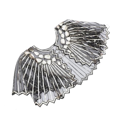 CONGARTENO Zartes Damen Cosplay Cape mit Pailletten Elegantes Performance Kostüm für Partys Hochzeiten Bühnenauftritte Exquisites Abend Cape von CONGARTENO
