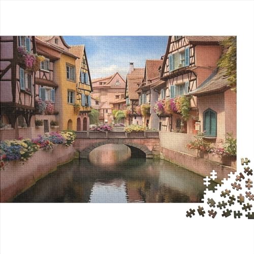 Colmar Puzzles 300pcs (40x28cm) Für Erwachsene Petite Venice Puzzle Lernspiele Heimdekorationspuzzle von CONTIA