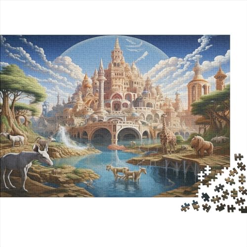 DIY Puzzles 300pcs (40x28cm) Für Erwachsene Safari Animal World Puzzles Für Erwachsene Puzzle-Lernspiele Wildlife von CONTIA