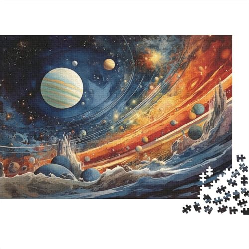 Weltraum 300pcs (40x28cm) Erwachsenenpuzzle - Sonnensystem Erwachsenenpuzzle DIY-Puzzlespielzeug von CONTIA
