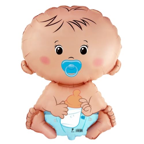 CONVER PARTY, Folienballon Baby, Baby Shower Deko Girl, Baby Shower Deko Boy, Baby Shower Geschenk, Baby Shower Decorations, 1 Stück (Baby Junge) von CONVER PARTY
