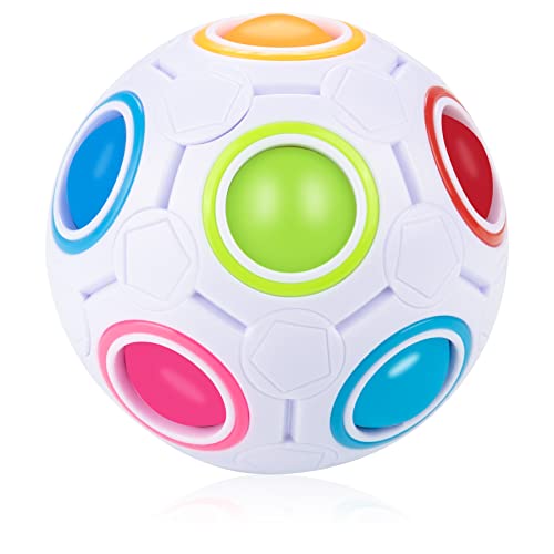 COOJA Magische Puzzle-Kugel, Regenbogen-Ball für Kinder, Spielzeug von Cooja