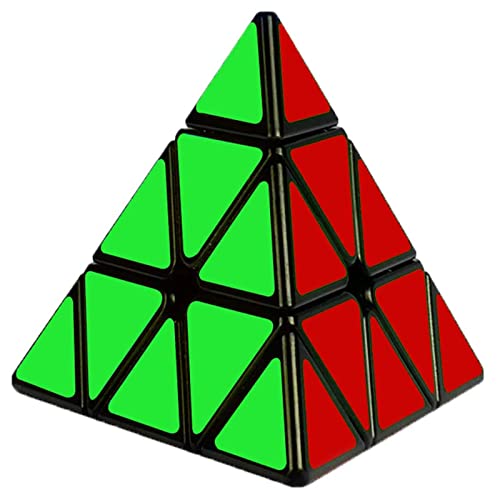 Cooja Zauberwürfel Pyraminx 3x3, Pyramid Cube Magische Pyramide Speed Cube Würfel für Puzzle Cube Enthusiasten von Cooja