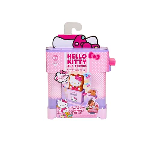 COOKEEZ MAKERY Hello Kitty® and Friends Toasty Treatz Toaster mit duftendem Plüsch | Machen Sie einen weichen und quetschbaren Überraschungs-Plüschfreund | Pop-in-Bread and See A Surprise Plush Pop Up von COOKEEZ MAKERY