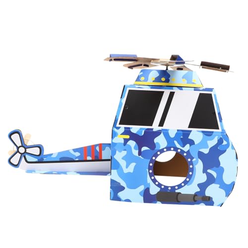 COOLHIYA 1 Satz Tragbares Flugzeugspielzeug Flugzeugmodell Spielzeug Flugzeugspiele selber Machen Kinderkleidung Kleider Kinderkostüm aus Pappe Kinderkostüm Flugzeug aus Pappe Karton von COOLHIYA