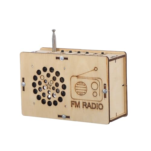 COOLHIYA 1 Set STEM-Wissenschaftsbausatz für Kinder: Unfertiges, leeres Radiomodell aus Holz – Bauen Sie Ihr eigenes UKW-Radio – Pädagogisches DIY-Spielzeug – Fördern Sie Lernen und Kreativität COOLHIYA 1 Set STEM-Wissenschaftsbausatz für Kinder: Unfertiges, leeres Radiomodell aus Holz – Bauen Sie Ihr eigenes UKW-Radio – Pädagogisches DIY-Spielzeug – Fördern Sie Lernen und Kreativität von COOLHIYA