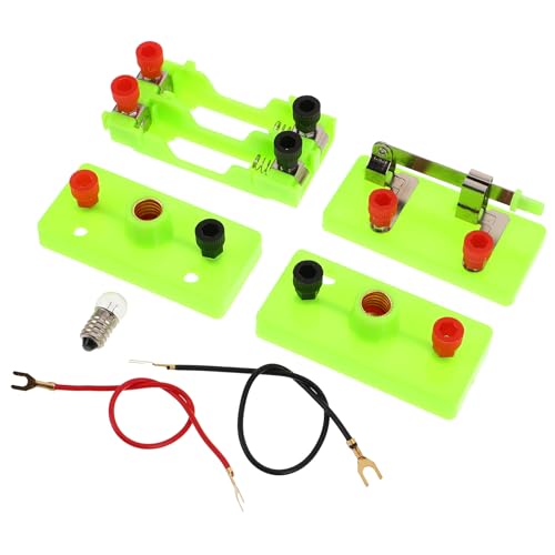 COOLHIYA 1 Set Strom-Kit Experimente Stem Science Kit Schaltung Lernset Schullabor Physik Lernspielzeug für Kinder Jungen Mädchen Geburtstag von COOLHIYA