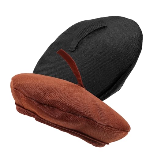 COOLHIYA 2 Stück kleine Baskenmützen: Dekorative Mini-Hüte für Puppen und Haustiere – Baskenmützen für Puppen, Rollenspiele, Spielzeug, Cosplay-Zubehör, Anziehmütze COOLHIYA 2 Stück kleine Baskenmützen: Dekorative Mini-Hüte für Puppen und Haustiere – Baskenmützen für Puppen, Rollenspiele, Spielzeug, Cosplay-Zubehör, Anziehmütze von COOLHIYA