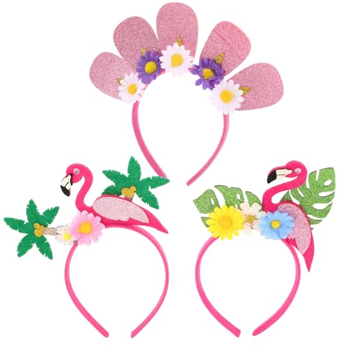 COOLHIYA 3 Flamingo-Stirnbänder für Kinder: Tropische Flamingo-Stirnbänder für Mädchen – Hawaii-Party-Dekorationen, Haar-Accessoires für Luau-Geburtstags-Sommerveranstaltungen COOLHIYA 3 Flamingo-Stirnbänder für Kinder: Tropische Flamingo-Stirnbänder für Mädchen – Hawaii-Party-Dekorationen, Haar-Accessoires für Luau-Geburtstags-Sommerveranstaltungen von COOLHIYA