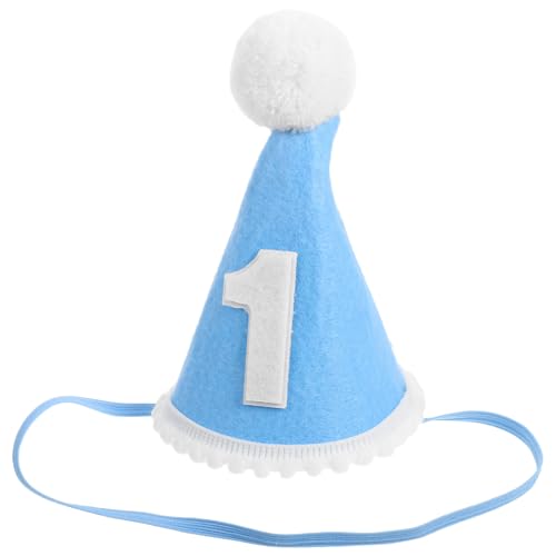 COOLHIYA Geburtstagshut 1. Dekorationen Junge Erste Konische Kappe Krone Eine Party Foto Requisiten Für Baby Cake Smash Dekorationen Zubehör Blau COOLHIYA Geburtstagshut 1. Dekorationen Junge Erste Konische Kappe Krone Eine Party Foto Requisiten Für Baby Cake Smash Dekorationen Zubehör Blau von COOLHIYA