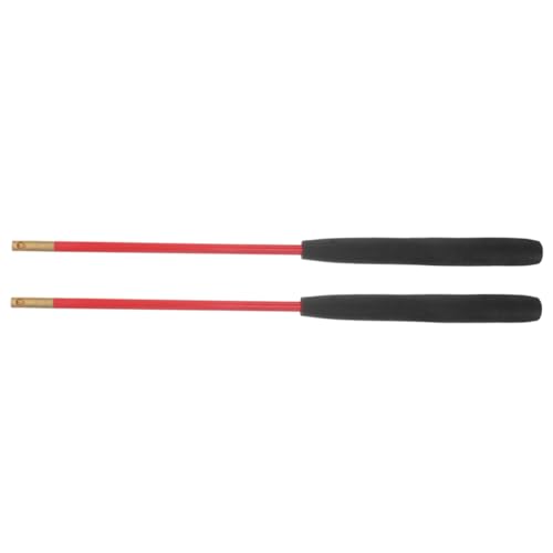 COOLHIYA Professionelle Diabolo Stäbe mit Kugelgelagertem Lager Rutschfester Griff Lange Robuste Glasfaserstäbe mit Kupferkopf Leicht und Langlebig für Anfänger und Fortgeschrittene von COOLHIYA