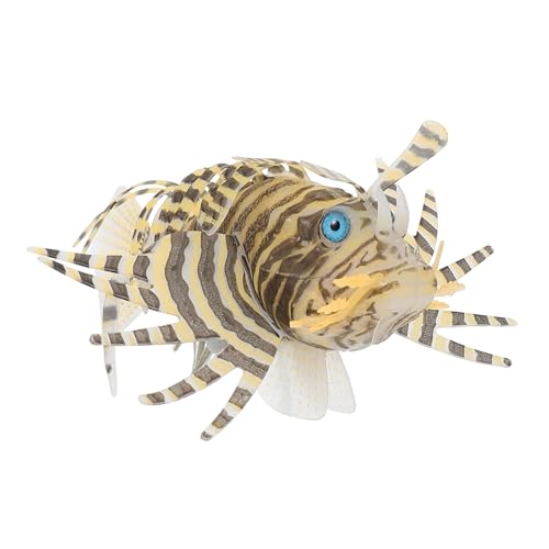 COOLHIYA Silikon Fisch Dekoration Künstliches Aquarium Ornament für Fisch Tank Geeignet für Süß und Dekorativ und Lebendig Perfektes Zubehör für Aquarien und von COOLHIYA