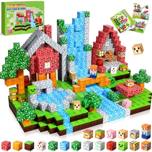 COOLJOYA Magnetische Bausteine, 108 Teile Magnetbausteine Magnetspielzeug Magneten Kinder, Magnetisches Spielzeug für Kinder ab 3 4 5 6 7 8 9, Magnetspiel kinderspielzeug für Jungen und Mädchen (2 cm) COOLJOYA Magnetische Bausteine, 108 Teile Magnetbausteine Magnetspielzeug Magneten Kinder, Magnetisches Spielzeug für Kinder ab 3 4 5 6 7 8 9, Magnetspiel kinderspielzeug für Jungen und Mädchen (2 cm) von COOLJOYA