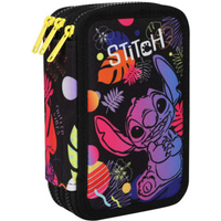 COOLPACK F067886 Etui gefüllt - JUMPER 3 – DISNEY - STITCH BLACK von COOLPACK