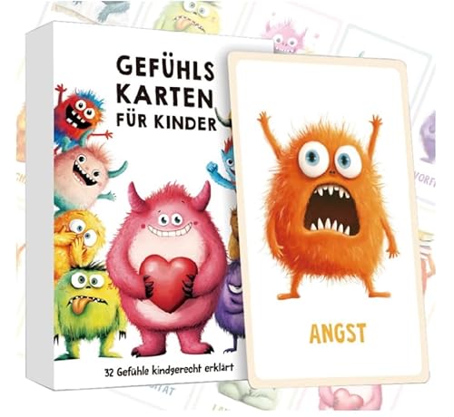 COONE 64 Emotionskarten mit Erklärungstexten, liebevoll illustriert, pädagogisch wertvoll zur Selbstregulation & Förderung sozialer Kompetenz COONE 64 Emotionskarten mit Erklärungstexten, liebevoll illustriert, pädagogisch wertvoll zur Selbstregulation & Förderung sozialer Kompetenz von COONE