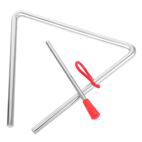 COOPHYA 1 Satz Musikalisches Dreiecks Instrument aus Stahl für Zuhause Schule und Musikunterricht Fördert Rhythmus und Kreative Entwicklung von COOPHYA