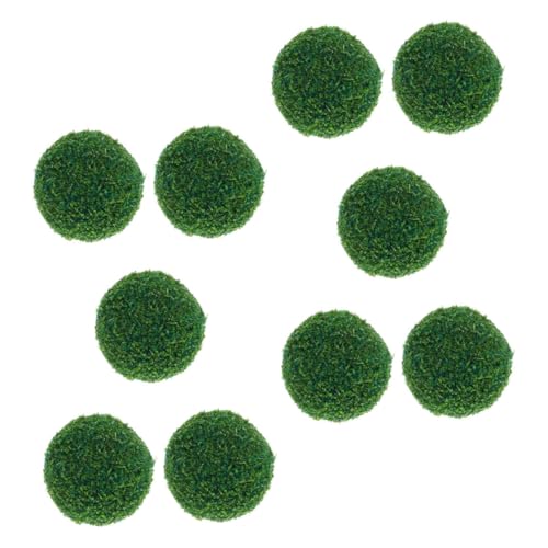 COOPHYA 10 Stück Künstliche Grasbälle für DIY Dioramen Puppenhäuser und Sandtische Dekorative Mikro Landschaften mit Detaillierter Verarbeitung und Pflegeleichten Grünen Accessoires COOPHYA 10 Stück Künstliche Grasbälle für DIY Dioramen Puppenhäuser und Sandtische Dekorative Mikro Landschaften mit Detaillierter Verarbeitung und Pflegeleichten Grünen Accessoires von COOPHYA