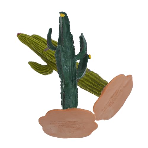 COOPHYA 2 Stück Künstlicher Kaktus, Mini Modellkaktus, Mini Kaktus, Gefälschte Reptilienpflanzen, Kaktus Wanddekor, Kaktusbaum, Bartagamen, Kaktus, Gefälschte Aquarium Kaktus von COOPHYA