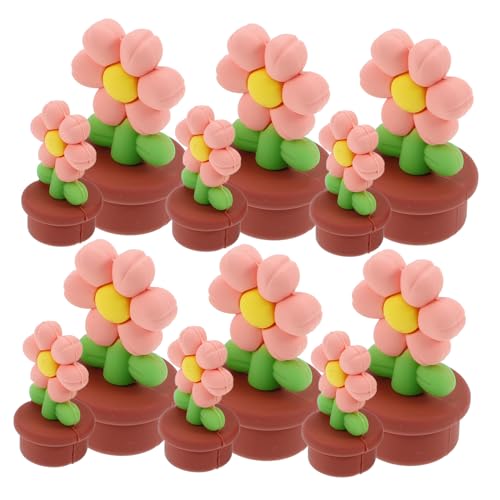 COOPHYA 20 Stück Kleine Blumentopfpflanzen, Gemüsemarkt, Puppenhaus, Winzige Figuren, Miniatur Dinge, Miniatur Dinge, Mini Vase, Puppenhaus, Gefälschter Bonsai, Puppenhaus, Künstliche von COOPHYA