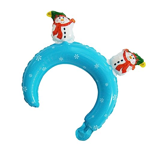 COOPHYA 24 Stk Luftballons Mit Kopfbedeckung Head Bopper-stirnband Weihnachtskostüm Stirnbänder Feiertags-konfetti-ballon Geweihkopfschmuck Weihnachten Weihnachtsschneemann von COOPHYA