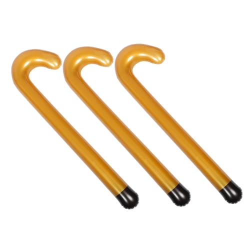 COOPHYA 3 Stück Teiliges Aufblasbares Gehstock- Lustige Party-accessoires für Senioren Geburtstags Halloween-dekoration PVC Gehstock-requisite Sicher und Tragbar für Outdoor und Kostüme COOPHYA 3 Stück Teiliges Aufblasbares Gehstock- Lustige Party-accessoires für Senioren Geburtstags Halloween-dekoration PVC Gehstock-requisite Sicher und Tragbar für Outdoor und Kostüme von COOPHYA