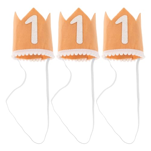 COOPHYA 3-teiliger Hut zum 1. Geburtstag für Mädchen: Kreative Geburtstagskrone für Partydekorationen und Foto-Requisiten – Bequeme Paillettenkrone für Jungen und Mädchen COOPHYA 3-teiliger Hut zum 1. Geburtstag für Mädchen: Kreative Geburtstagskrone für Partydekorationen und Foto-Requisiten – Bequeme Paillettenkrone für Jungen und Mädchen von COOPHYA