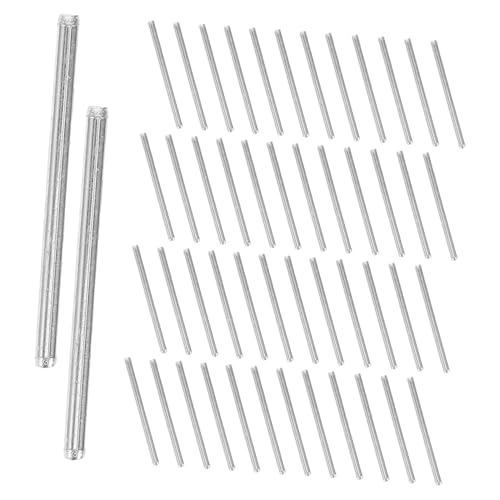 COOPHYA 50 Stück Runde Metallstangen für DIY Modellbau Robuste Achsen für Spielzeugfahrzeuge Einfache Installation und Präzise Passform von COOPHYA