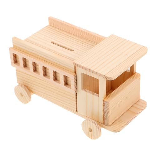 COOPHYA Wooden DIY Fire Truck Puzzle Educational Craft Toy for Enhances Creativity and Patience Safe and Durable Wood Model for Interactive Learning Display von COOPHYA