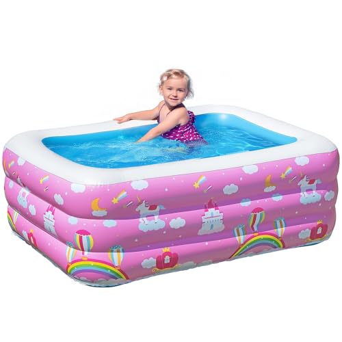 COOZi Planschbecken – 1,4 m Kleiner aufblasbarer Pool für Kinder, Kleinkinder & Babys, einfach zu bedienen, langlebig, rechteckig, für Outdoor-Gartenspaß COOZi Planschbecken – 1,4 m Kleiner aufblasbarer Pool für Kinder, Kleinkinder & Babys, einfach zu bedienen, langlebig, rechteckig, für Outdoor-Gartenspaß von COOZI