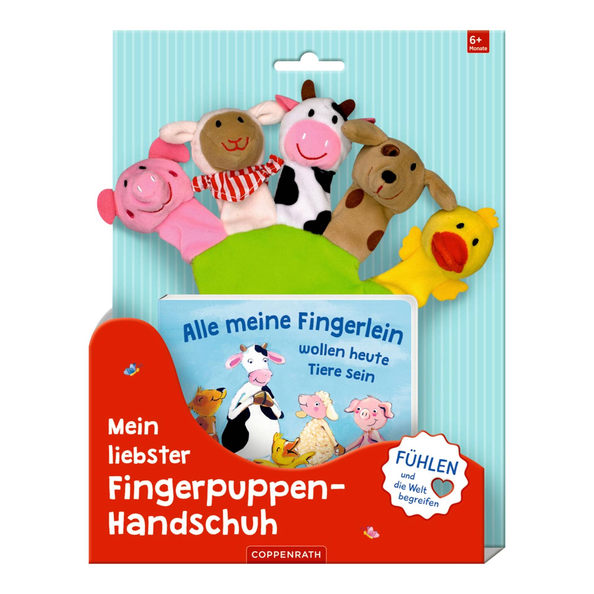 Coppenrath Die Spiegelburg Mein liebster Fingerpuppen-Handschuh - Alle meine Fingerlein wollen heute Tiere sein Coppenrath Die Spiegelburg Mein liebster Fingerpuppen-Handschuh - Alle meine Fingerlein wollen heute Tiere sein von COPPENRATH DIE SPIEGELBURG