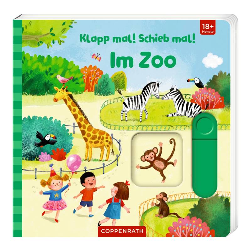 Coppenrath Die Spiegelburg Pappbilderbuch Klapp mal! Schieb mal! - Im Zoo von COPPENRATH DIE SPIEGELBURG