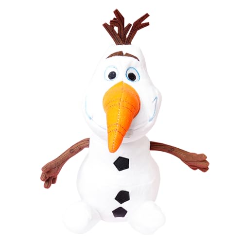 COQOYO Frozen Olaf Kuscheltier Schneemann Plüschtiere, 30cm Kleine Cartoon Stofftier, süße Weiß Plüsch Puppe, Superweich Plushie Figure Spielzeug, Geburtstags Kinder von COQOYO