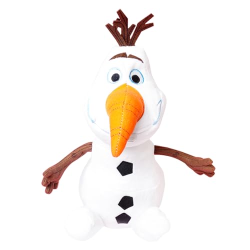 COQOYO Schneemann Kuscheltier Plüschtiere, 30cm Kleine Cartoon Stofftier, süße Weiß Plüsch Puppe, Superweich Plushie Figure Spielzeug, Geburtstags Kinder von COQOYO