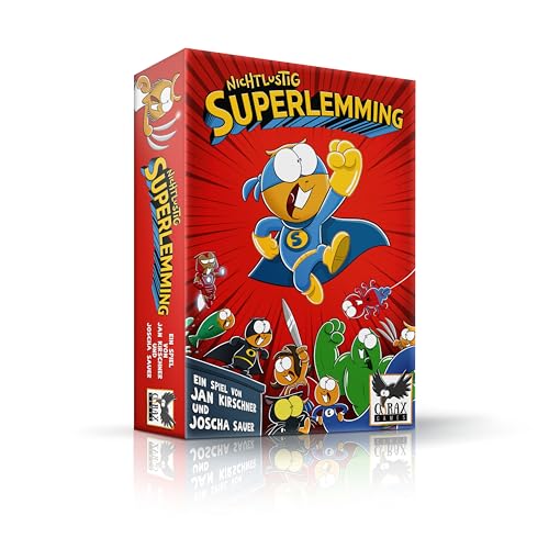 CORAX GAMES | Superlemming | EIN Nichtlustig Kartenspiel | Für 2-5 Spieler | Deutsch CORAX GAMES | Superlemming | EIN Nichtlustig Kartenspiel | Für 2-5 Spieler | Deutsch von CORAX GAMES