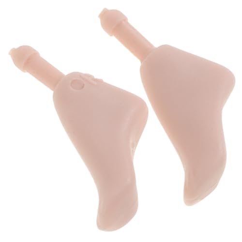 CORHAD 1 Paar Doll Fuß Zubehör Flexible Miniaturfüße für Puppen Realistische und Detailreiche Fußmodelle für Kugelgelenkpuppe Installieren und Ästhetisch Ansprechend von CORHAD