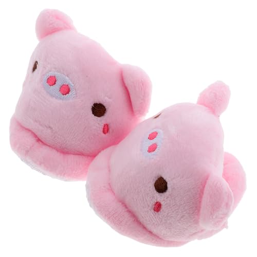 CORHAD 1 Paar Puppenschuhe für Puppen Süße Plüsch Schlappen im Schweinchen Design Winteraccessoires für Puppenzubehör für Spielzeugpuppen von CORHAD