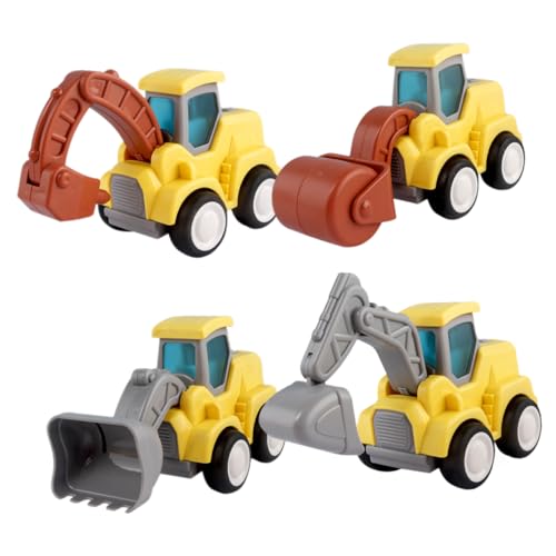 CORHAD 1 Satz Auto Spielzeug Minitraktormodell Traktor-Bagger-Spielzeug Modell Eines Muldenkippers Kleines LKW-Spielzeug Technisches Bauauto-Spielzeug Ramme Kleinkind Miniatur Plastik von CORHAD