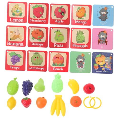 CORHAD 1 Satz Künstliche Früchte, Lernspielzeug Für Frühes Lernen, Lernkarten, Foto-Requisiten Für Obst, Shop, Spielzeugfrüchte, Spielen Von Früchten CORHAD 1 Satz Künstliche Früchte, Lernspielzeug Für Frühes Lernen, Lernkarten, Foto-Requisiten Für Obst, Shop, Spielzeugfrüchte, Spielen Von Früchten von CORHAD