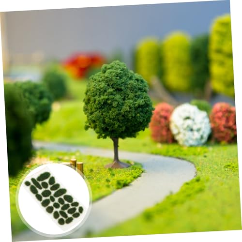 CORHAD 1 Schachtel Miniatur Grasbüschel Modellbau Gras Cluster Künstlich Lebensecht DIY Sandtisch Landschaftsmodell Zubehör für Garten Park Diorama Micro Landschaft von CORHAD